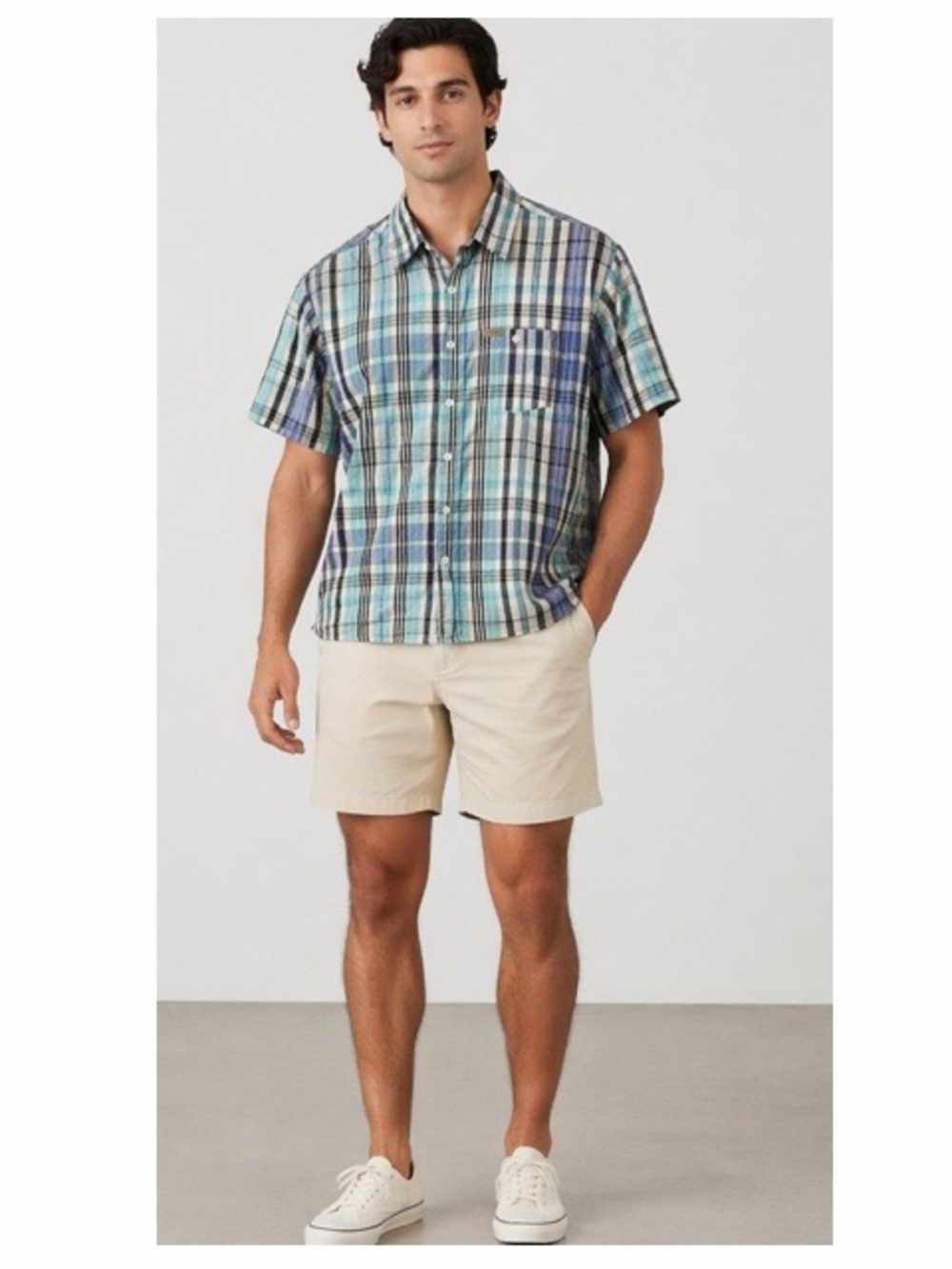 Flying Machine Plaid Button‎ Down Shirt